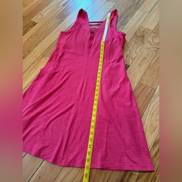 Toad & Co Dress Tech Tomboy Women’s Size M Athletic Eco-friendly Shelf-Bra Pink - Picture 13 of 14